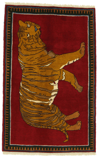 Kashkooli - Gabbeh Persialainen matto 128x82