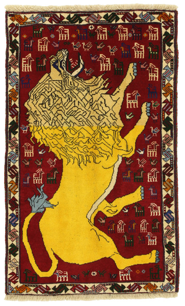 Kashkooli - Gabbeh Persialainen matto 135x83