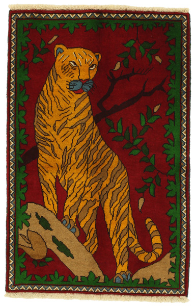 Kashkooli - Gabbeh Persialainen matto 128x83