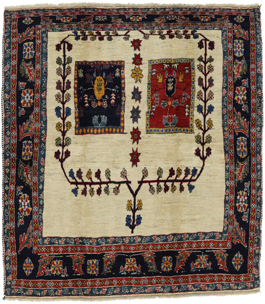 Kashkooli - Gabbeh Persialainen matto 197x180