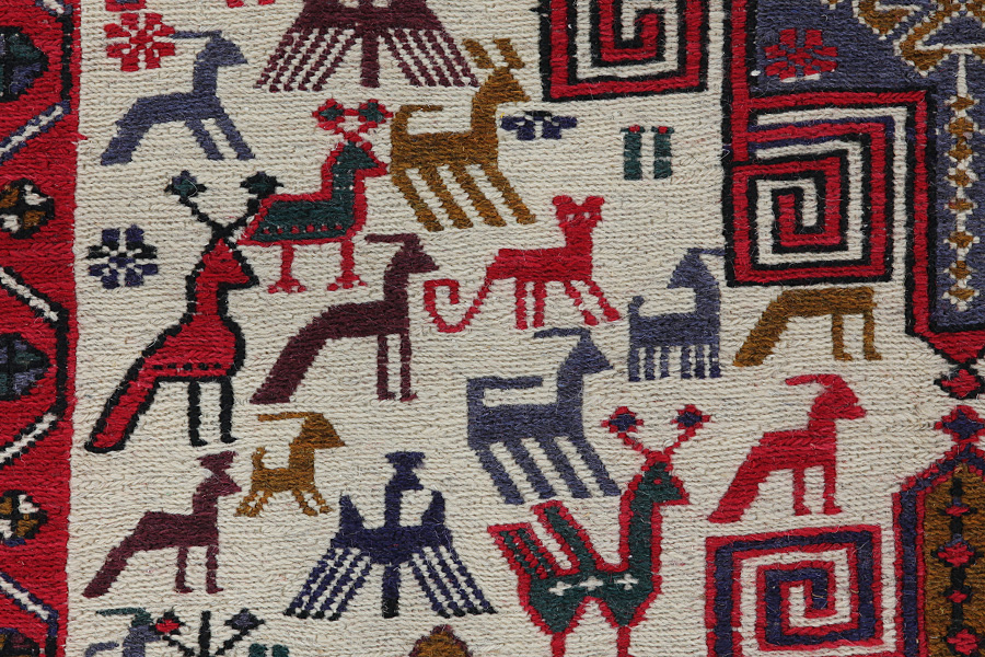 Κelim Sumak - Afshar 130x105 - Kuva 5