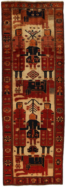 Lori - Bakhtiari Persialainen matto 393x132