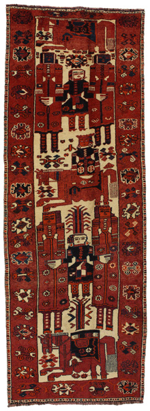 Bakhtiari - Qashqai Persialainen matto 377x132