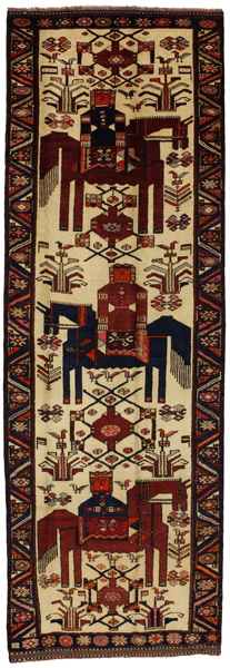 Bakhtiari - Qashqai Persialainen matto 404x135