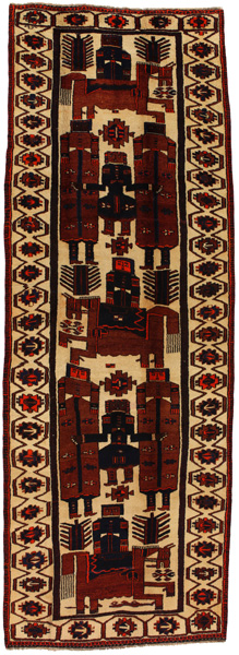 Bakhtiari - Qashqai Persialainen matto 430x150