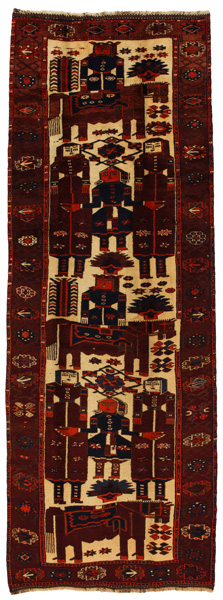 Bakhtiari - Qashqai Persialainen matto 420x148