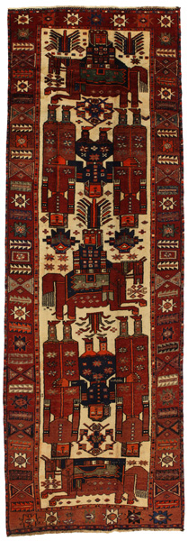 Bakhtiari - Qashqai Persialainen matto 415x140