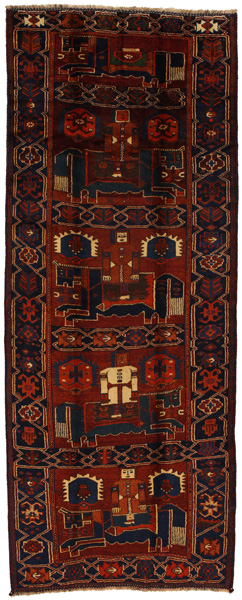 Bakhtiari - Qashqai Persialainen matto 407x158