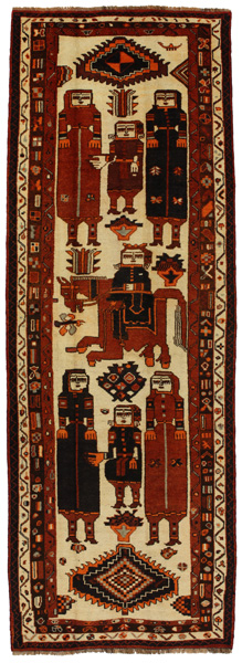 Bakhtiari - Gabbeh Persialainen matto 413x141
