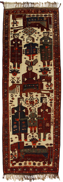 Bakhtiari - Qashqai Persialainen matto 395x133