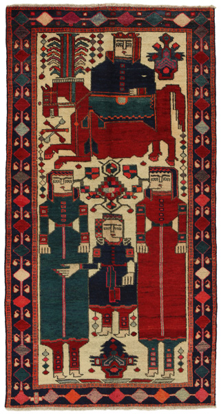 Bakhtiari - Koliai Persialainen matto 210x111