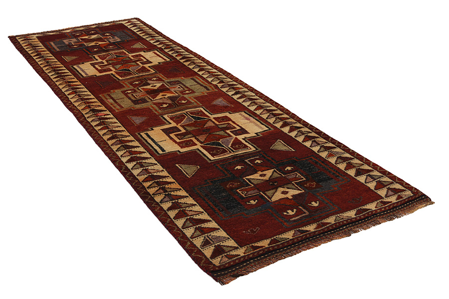 Bakhtiari - Gabbeh Persialainen matto 382x124 - Kuva 1