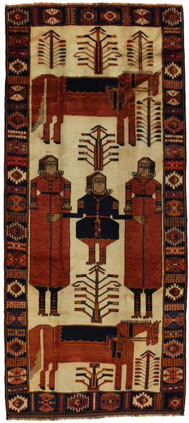 Lori - Qashqai Persialainen matto 333x147