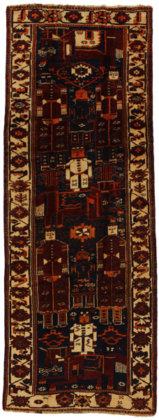 Bakhtiari - Qashqai Persialainen matto 373x138