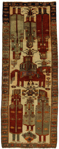 Bakhtiari - Qashqai Persialainen matto 338x128
