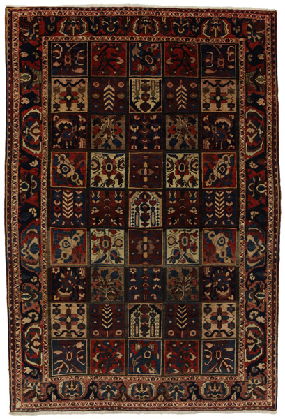 Bakhtiari - erittäin vanhoja Persialainen matto 316x213