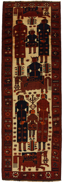 Bakhtiari - Qashqai Persialainen matto 430x140