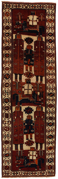 Bakhtiari - Qashqai Persialainen matto 436x137