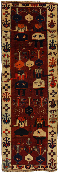 Lori - Bakhtiari Persialainen matto 412x137