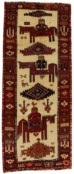 Bakhtiari - Gabbeh Persialainen matto 314x126