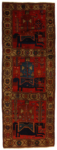 Bakhtiari - Qashqai Persialainen matto 442x161