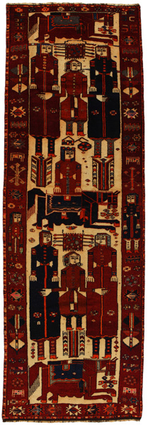 Bakhtiari - Qashqai Persialainen matto 415x133