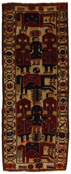 Bakhtiari - Qashqai Persialainen matto 359x138