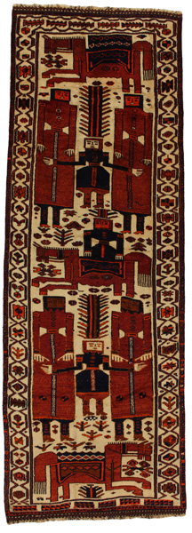 Bakhtiari - Qashqai Persialainen matto 396x136