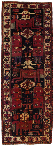 Bakhtiari - Qashqai Persialainen matto 361x127