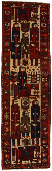 Bakhtiari - Qashqai Persialainen matto 444x129