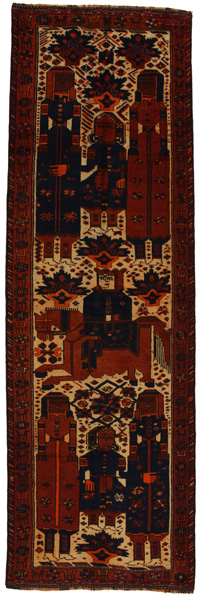 Bakhtiari - Qashqai Persialainen matto 394x124