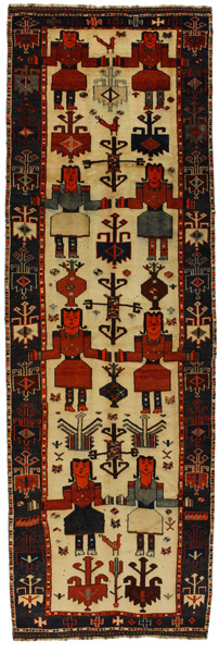 Bakhtiari - Qashqai Persialainen matto 426x137