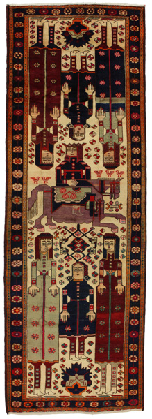 Lori - Bakhtiari Persialainen matto 385x131