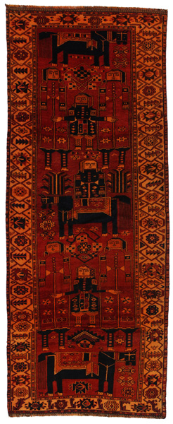 Bakhtiari - Qashqai Persialainen matto 408x157