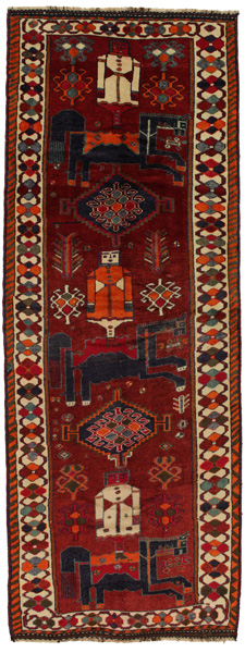 Bakhtiari - Qashqai Persialainen matto 398x145