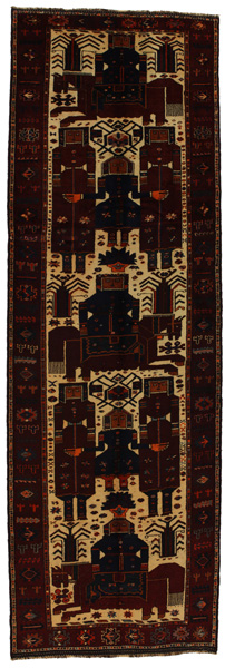 Bakhtiari - Qashqai Persialainen matto 453x146