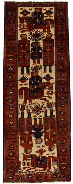 Bakhtiari - Qashqai Persialainen matto 404x147