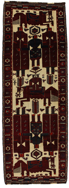 Bakhtiari - Qashqai Persialainen matto 425x146