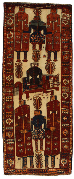 Bakhtiari - Qashqai Persialainen matto 343x137