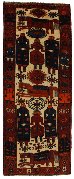 Bakhtiari - Qashqai Persialainen matto 410x163