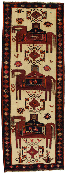 Bakhtiari - Qashqai Persialainen matto 389x140