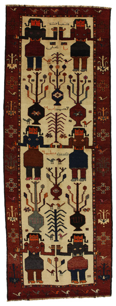 Bakhtiari - Qashqai Persialainen matto 389x139