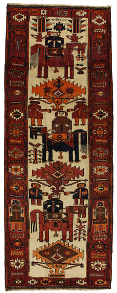 Bakhtiari - Qashqai Persialainen matto 399x147