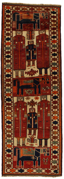 Lori - Bakhtiari Persialainen matto 363x126