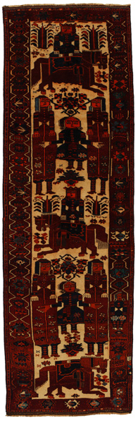 Bakhtiari - Qashqai Persialainen matto 438x137