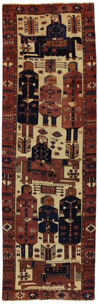 Bakhtiari - Qashqai Persialainen matto 439x137
