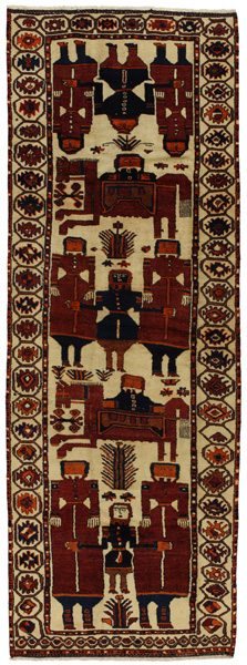 Bakhtiari - Lori Persialainen matto 418x146