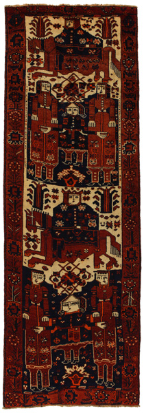 Bakhtiari - Qashqai Persialainen matto 393x132