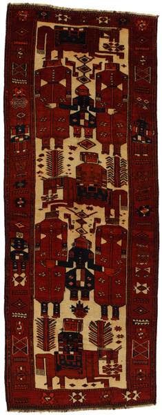 Bakhtiari - Qashqai Persialainen matto 422x160