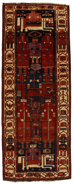 Bakhtiari - Qashqai Persialainen matto 376x145